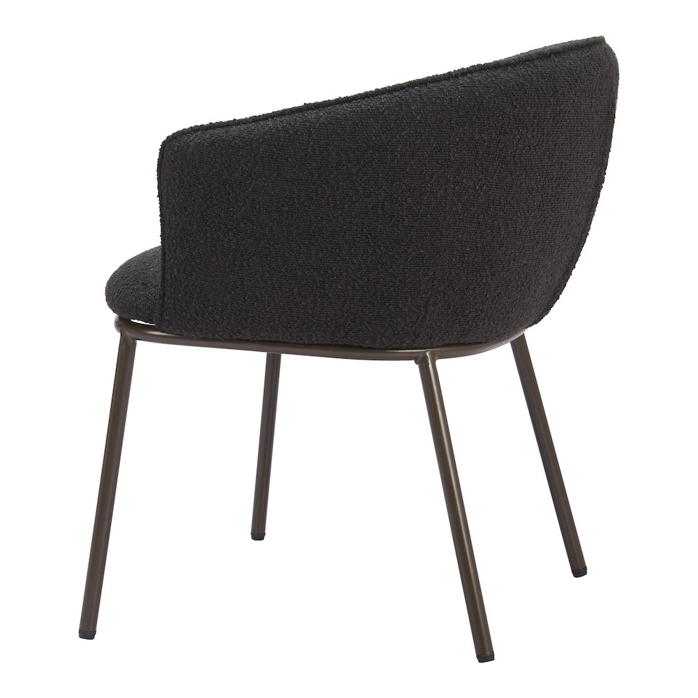 Essen Dining Chair Black & Bronze. Picture 5