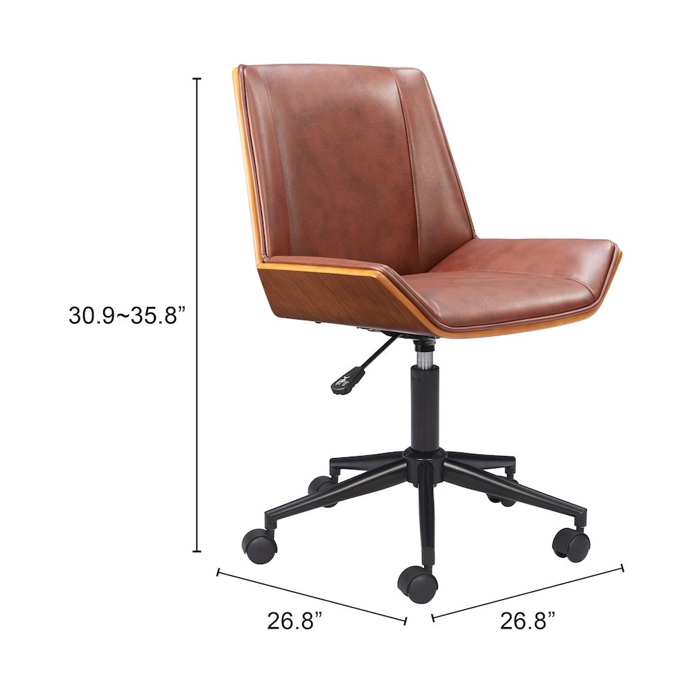 Maker Office Chair Brown. Picture 7