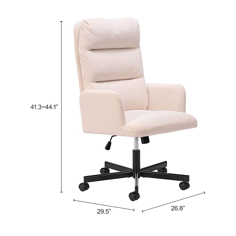 Sable Office Chair Ivory. Picture 10