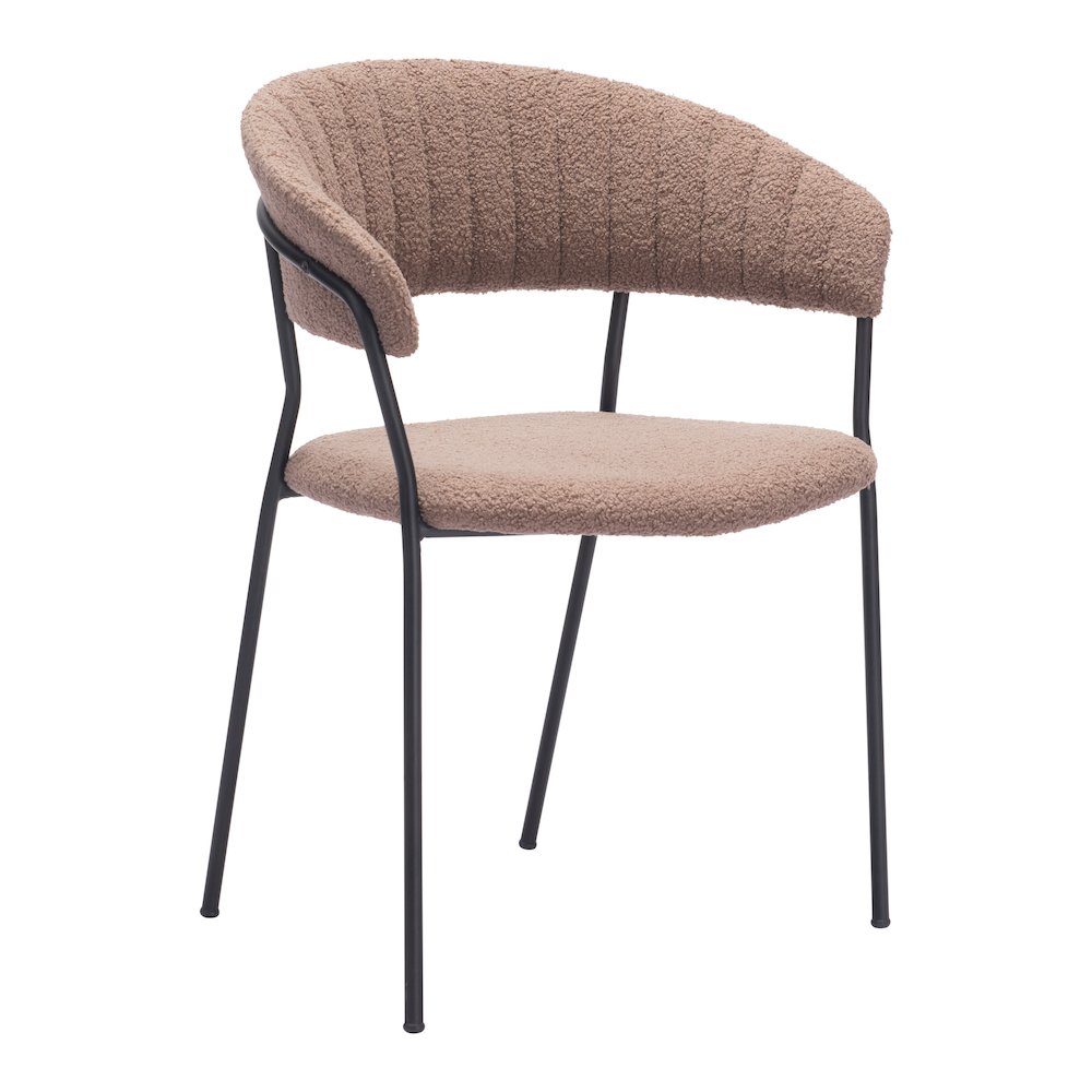Josephine Dining Chair (Set of 2) Brown. Picture 1