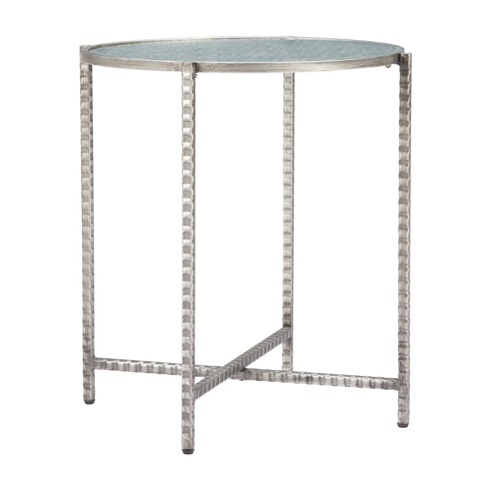 Vetro Side Table Silver. Picture 4