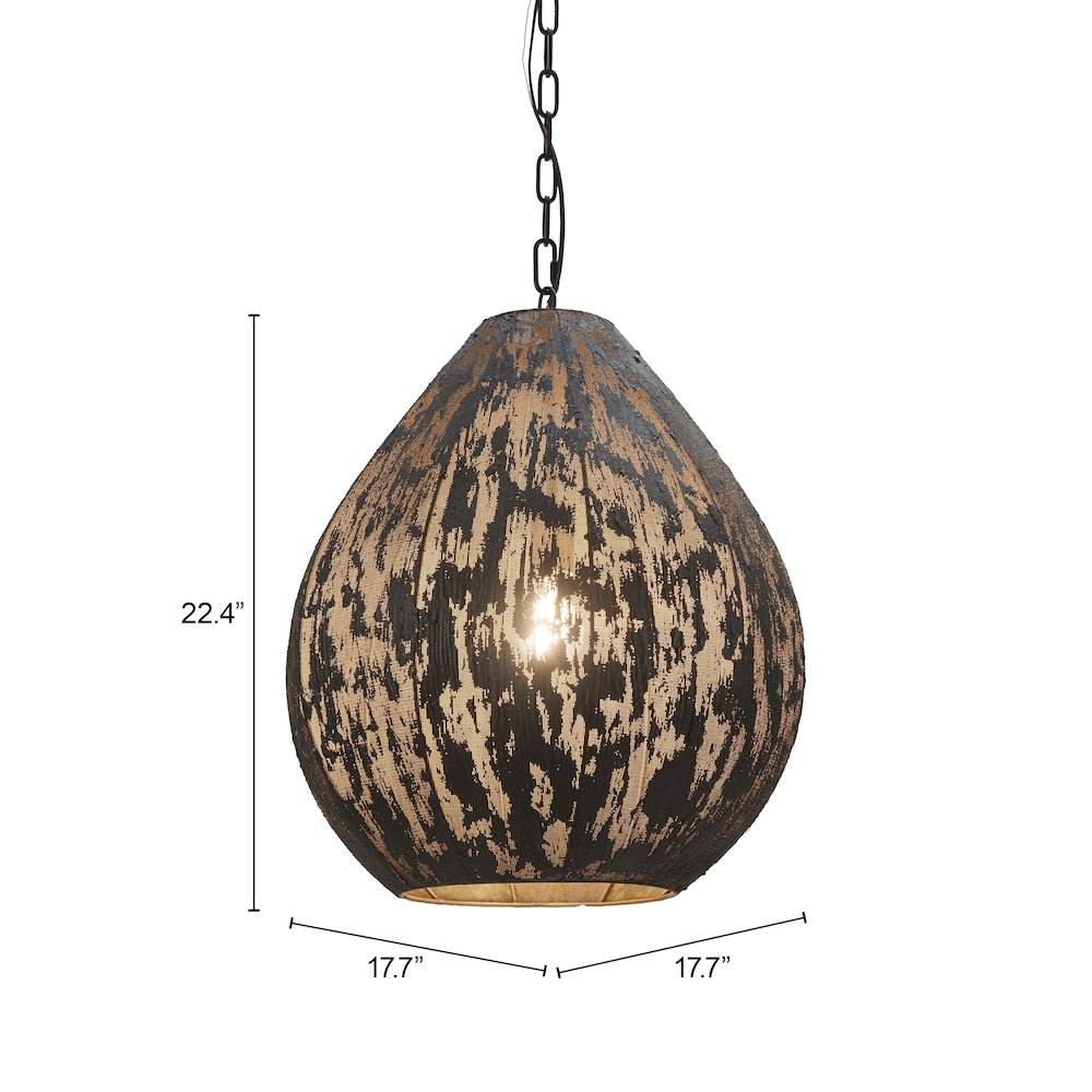 Koza Ceiling Lamp Black. Picture 8