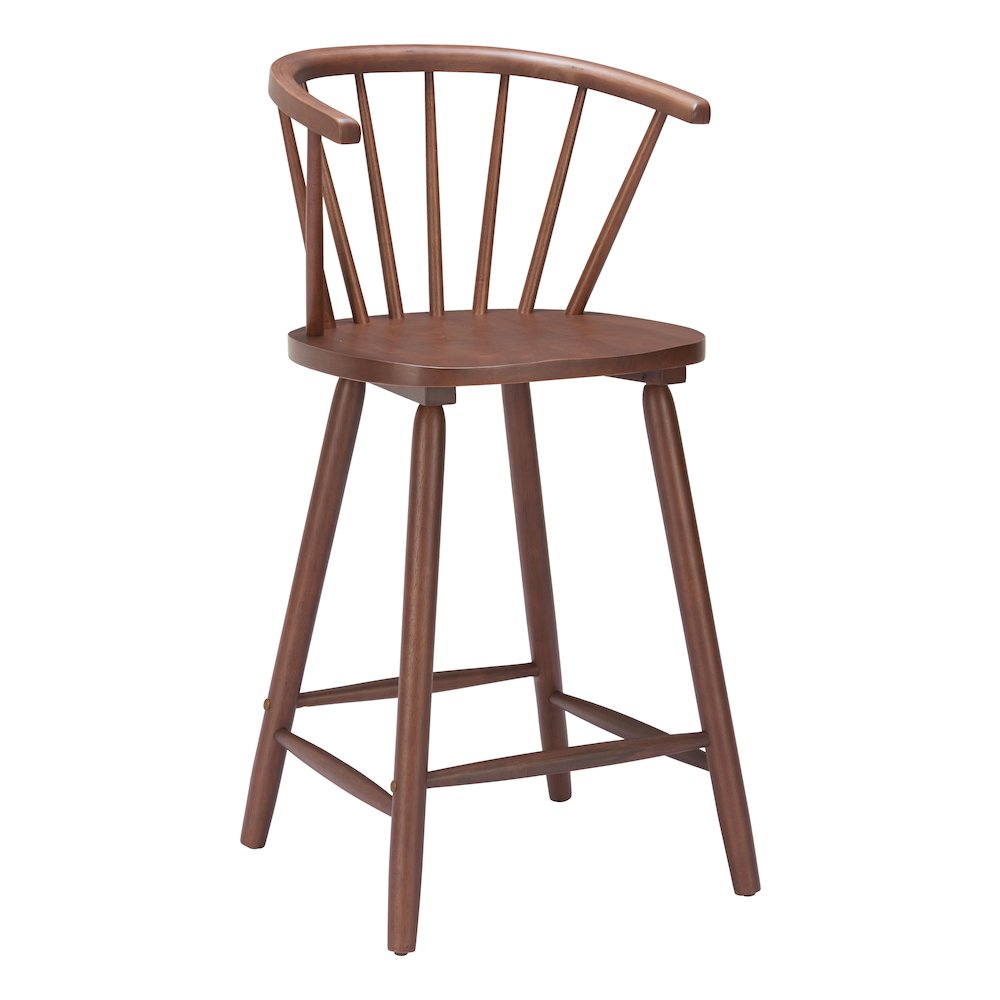 Stenger Counter Stool (Set of 2) Walnut. Picture 1