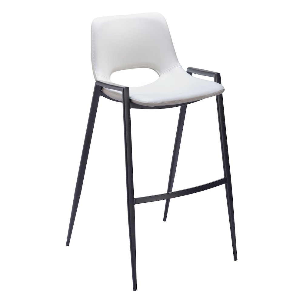 Desi Barstool (Set of 2) White. Picture 1