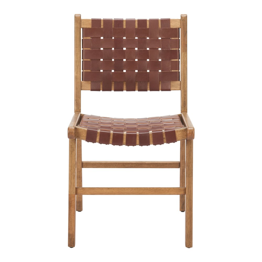 Feder Dining Chair (Set of 2) Brown. Picture 6