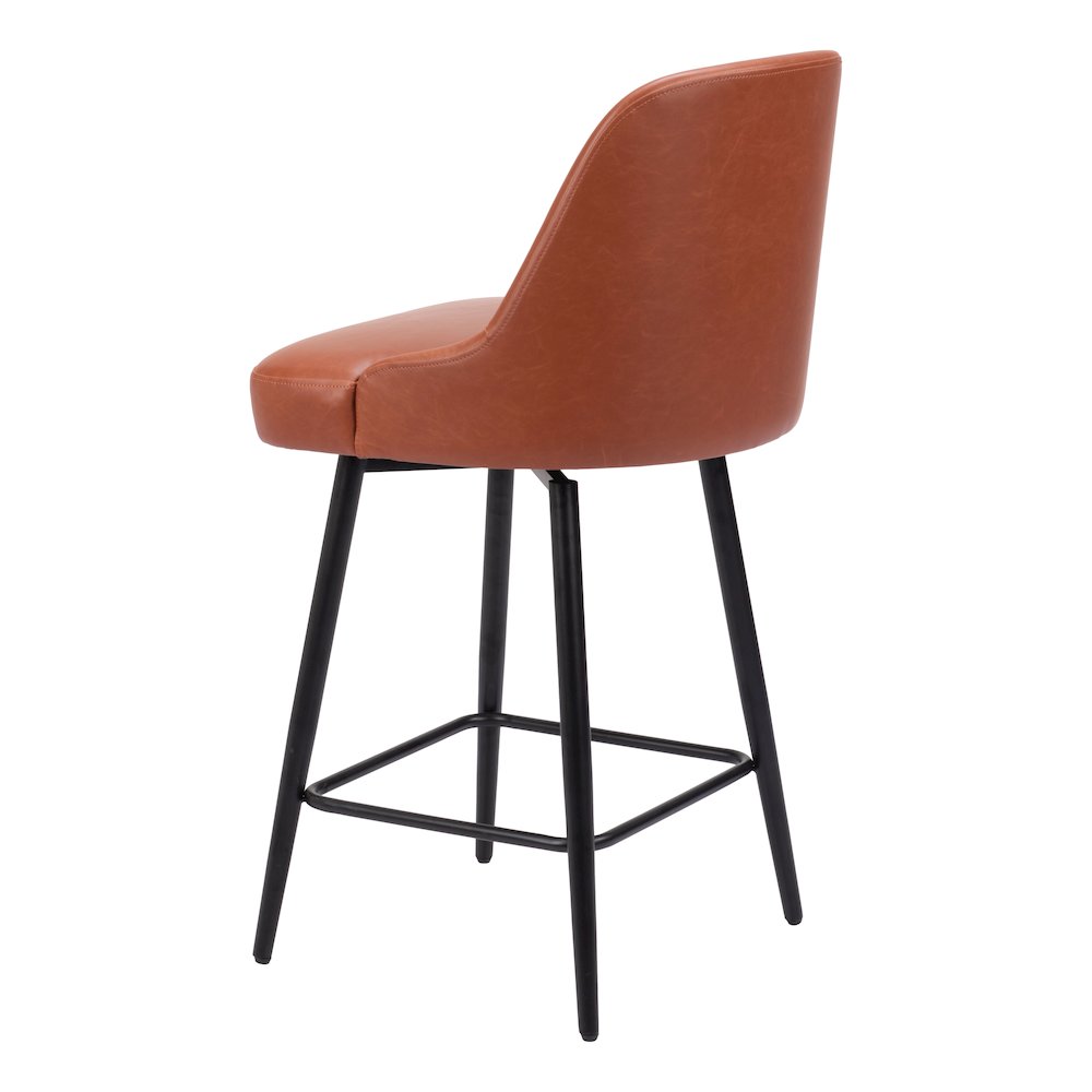 Keppel Swivel Counter Stool Brown. Picture 5