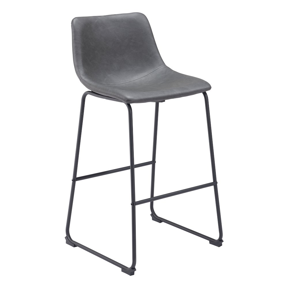 Smart Barstool (Set of 2) Charcoal. Picture 1