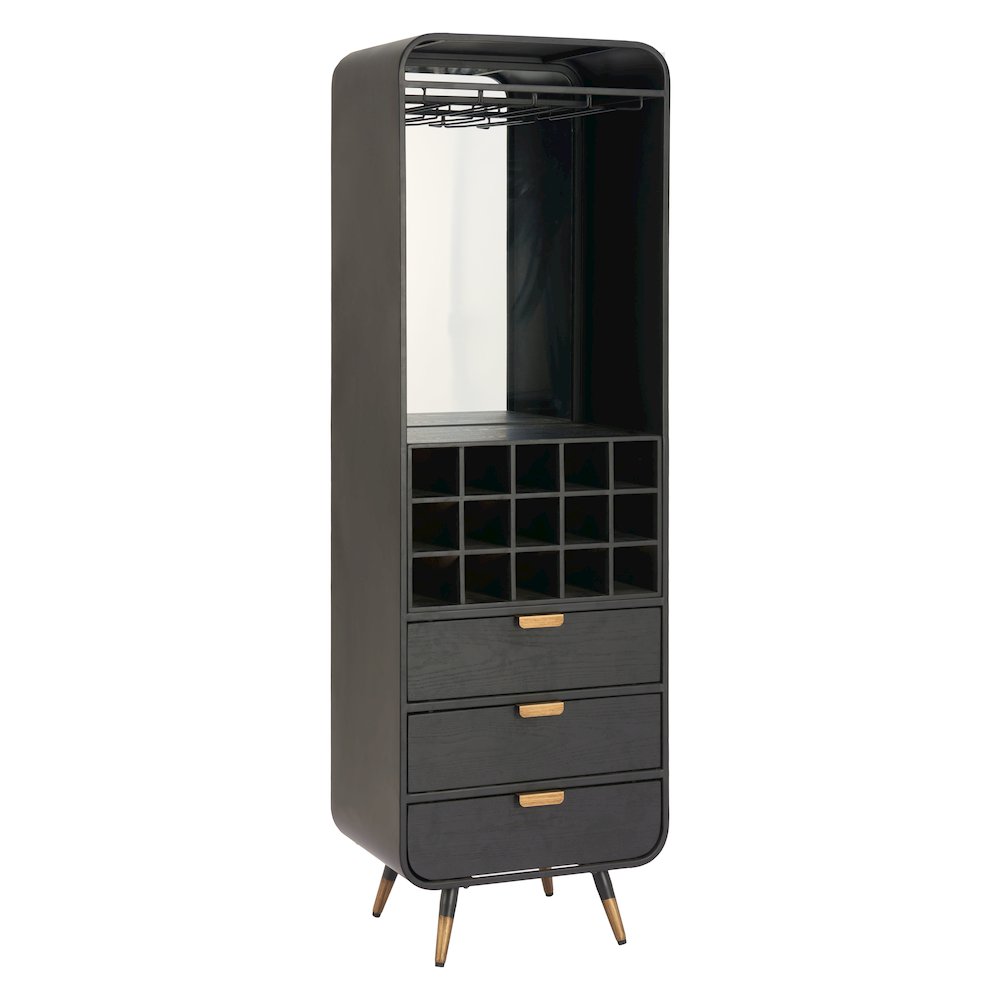 Magara Bar Cabinet Black. Picture 1