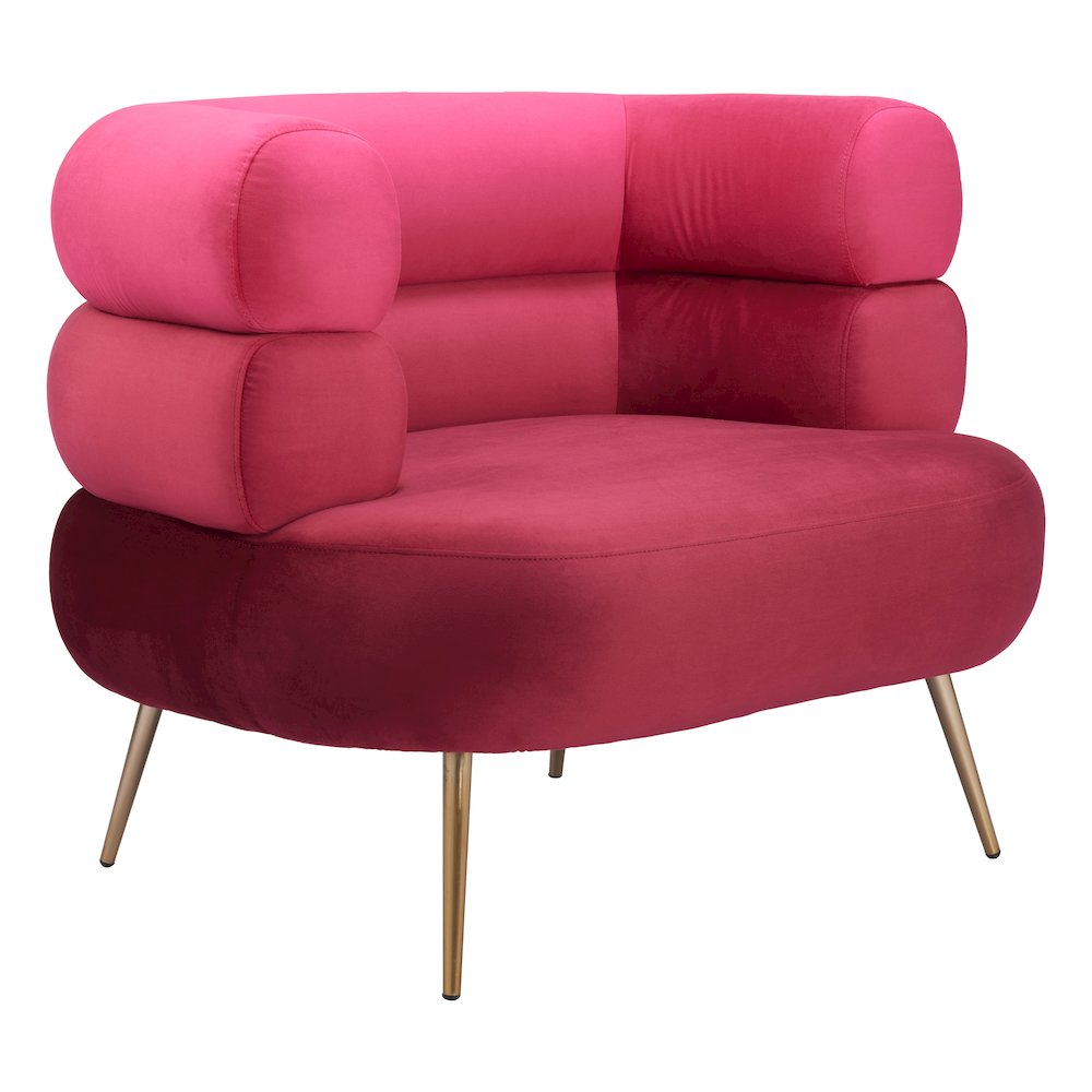 Arish Accent Chair Red. Picture 1