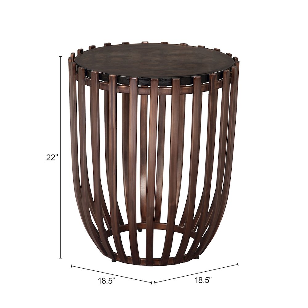 Kafig Side Table Bronze. Picture 9