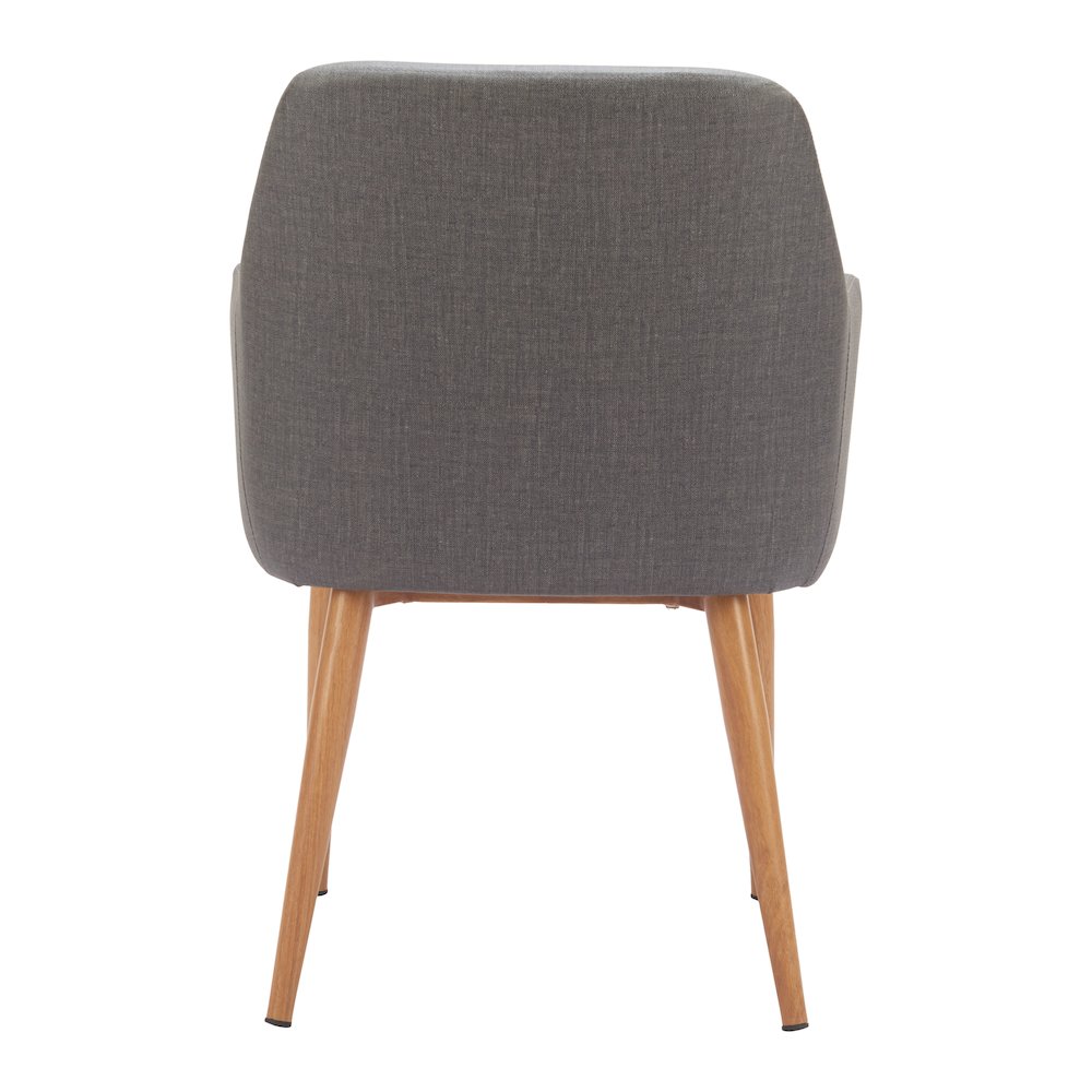 Wisom Dining Chair (Set of 2) Gray. Picture 5