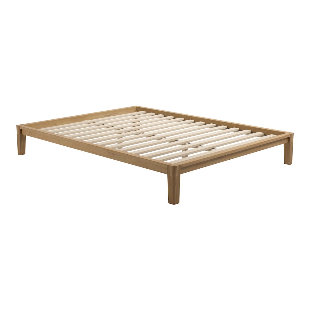Luum Queen Platform Bed Frame Natural. Picture 1