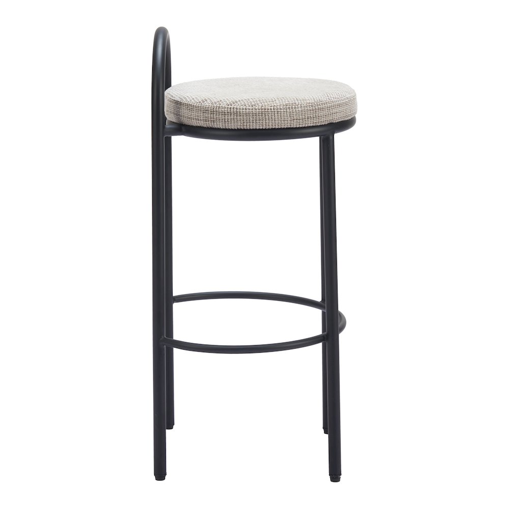 Sisal Barstool (Set of 2) Beige Tweed. Picture 2