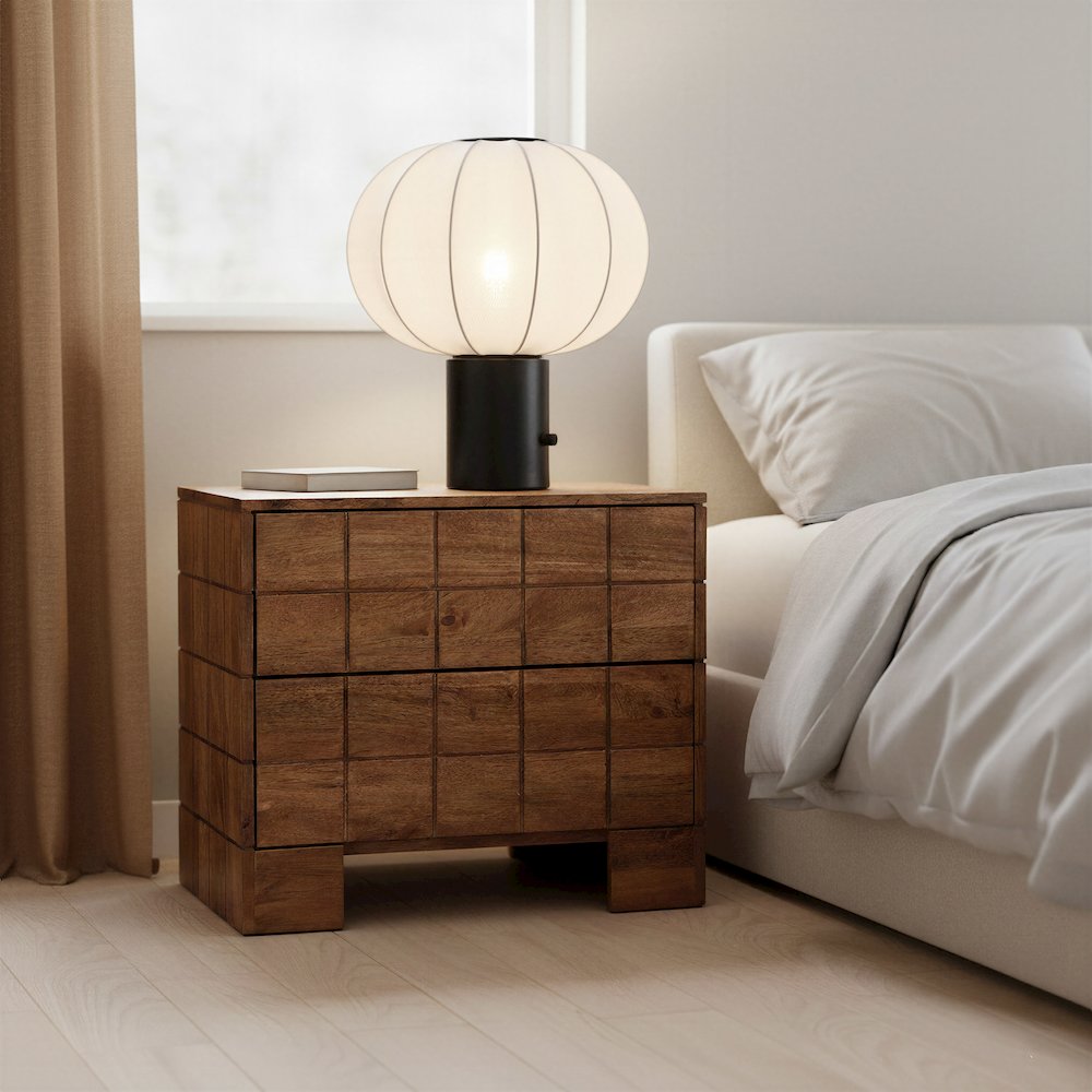 Modo Nightstand Walnut. Picture 2