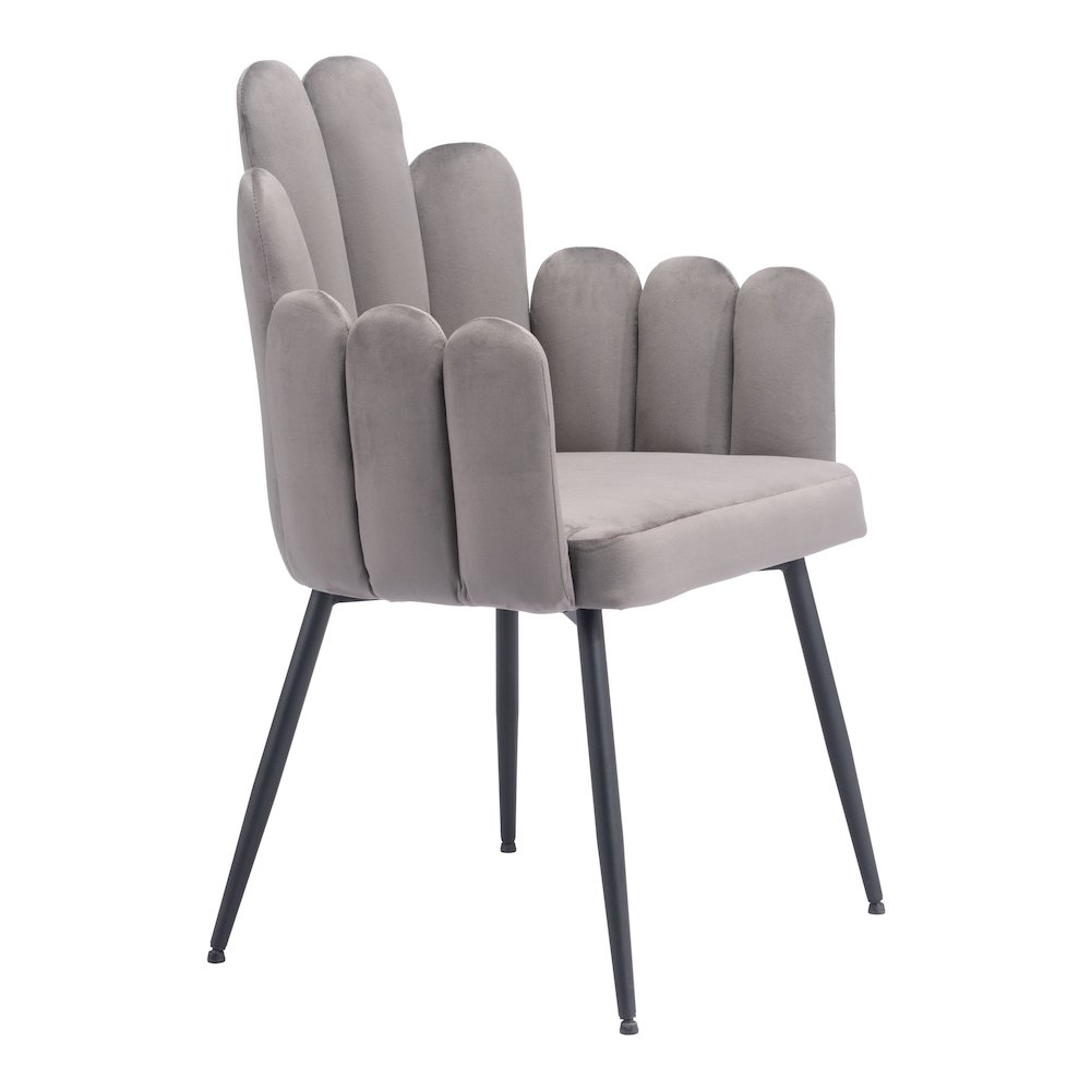 Noosa Dining Chair (Set of 2) Gray. Picture 10