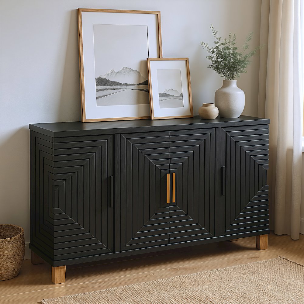 Trazo Cabinet Black. Picture 2