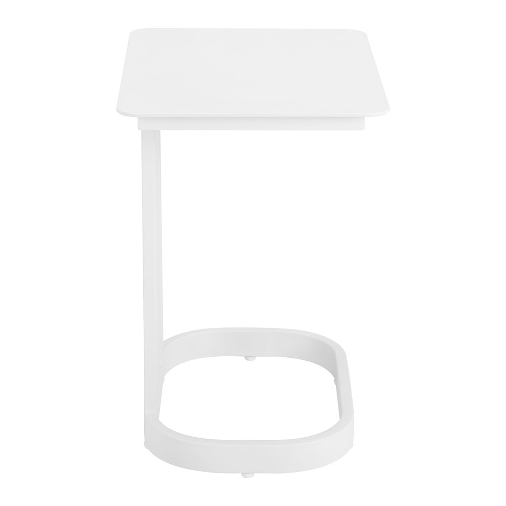 Friss End Table White. Picture 2