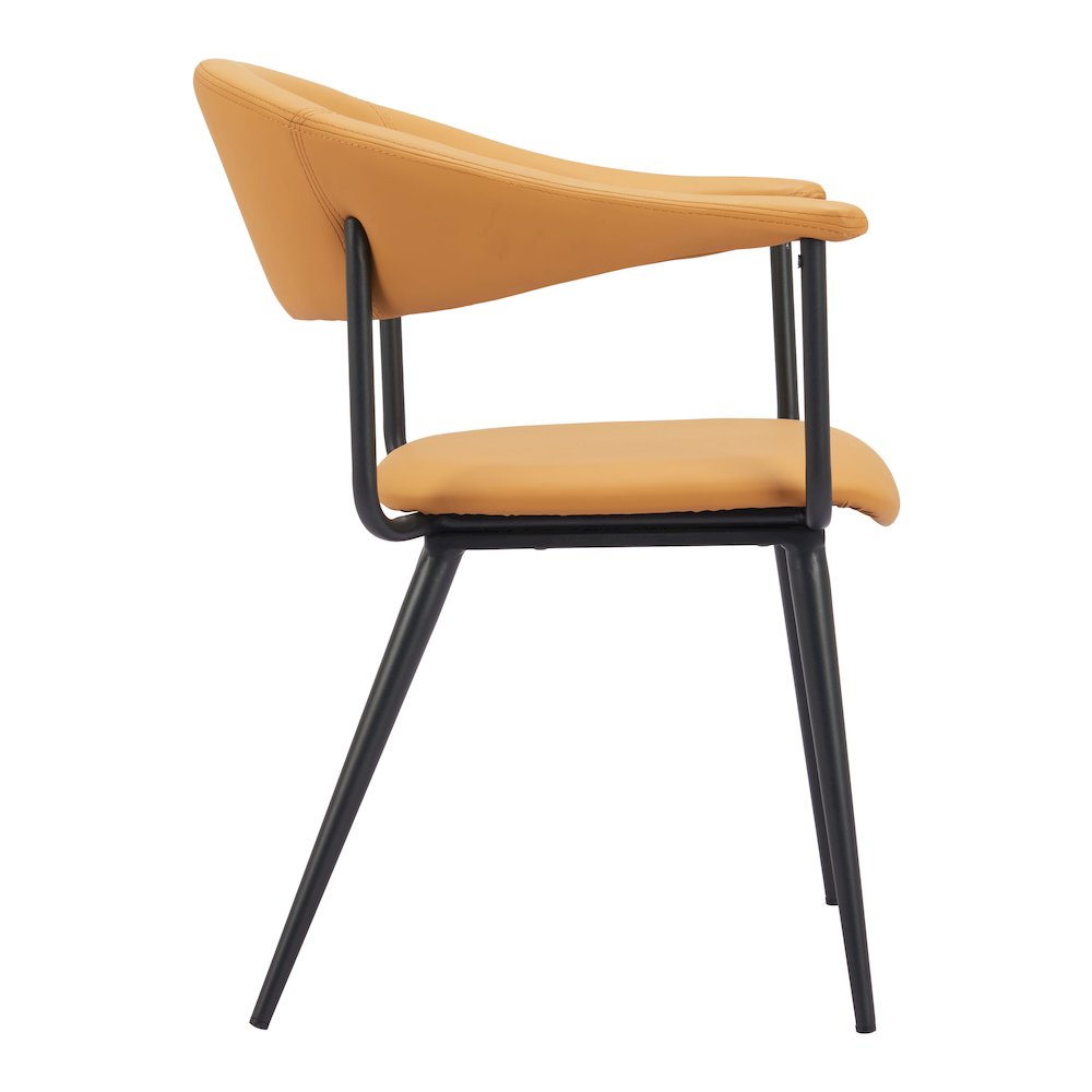 Sima Dining Chair Brown. Picture 2