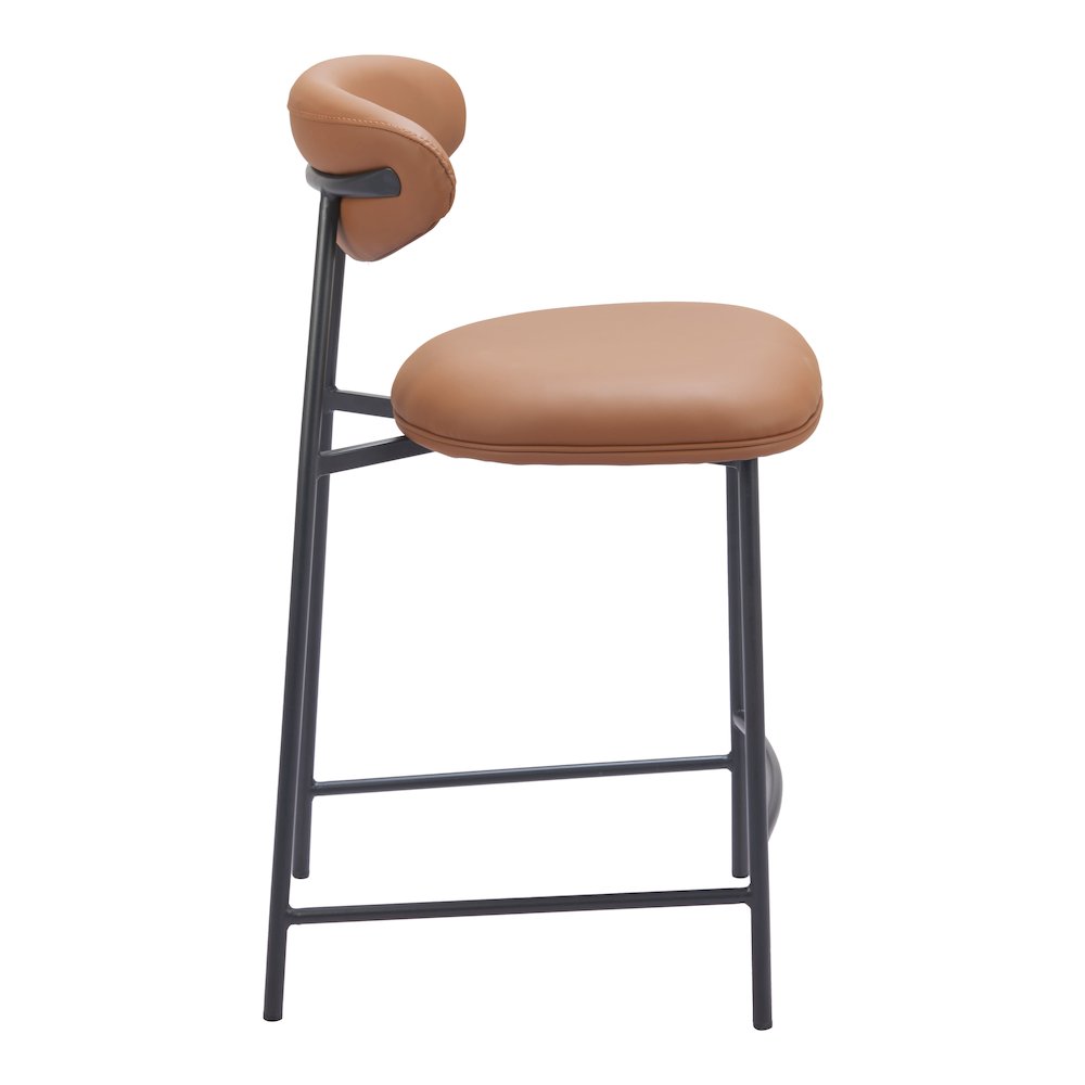 Rorun Counter Stool (Set of 2) Brown. Picture 2
