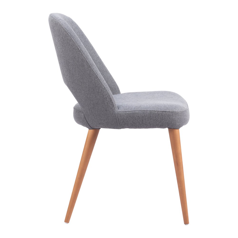 Leith Dining Chair (Set of 2) Gray. Picture 2