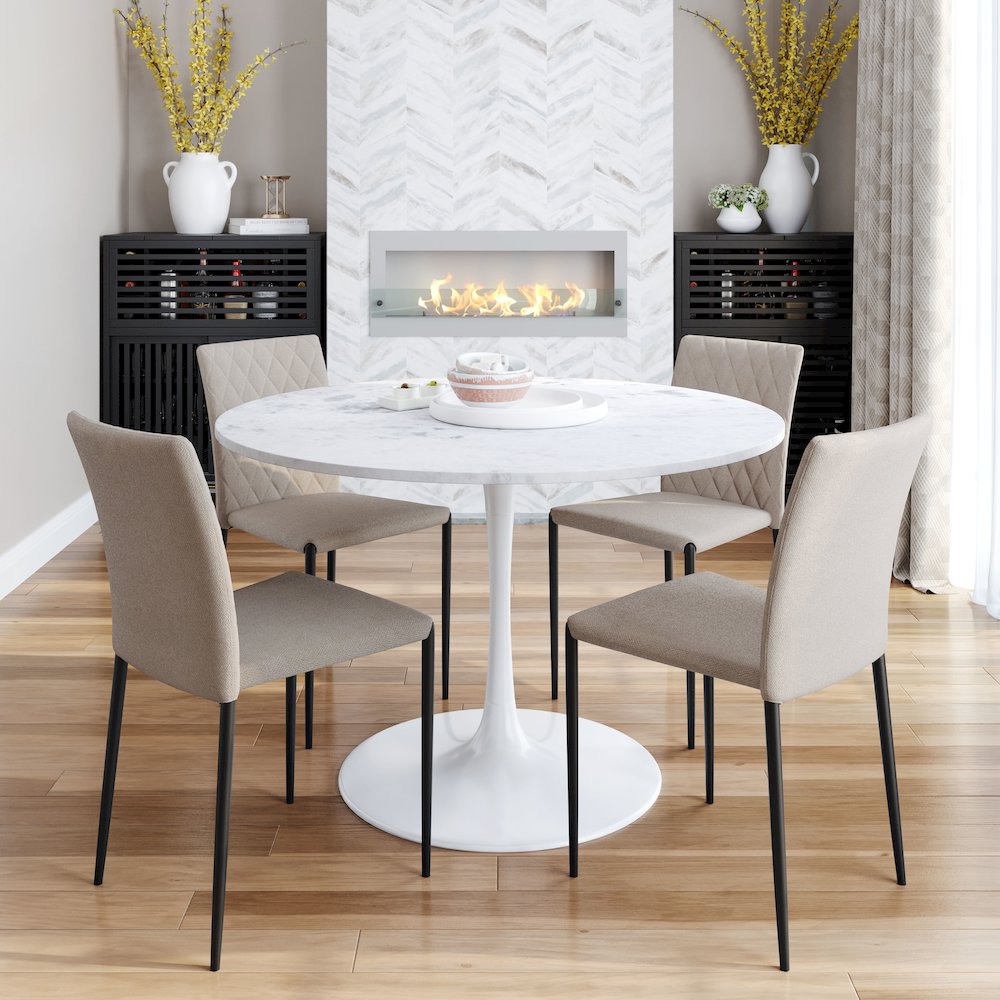 Phoenix Dining Table White. Picture 8