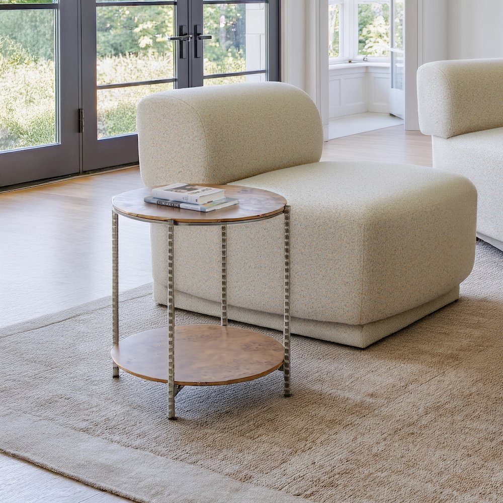 Adna Side Table Brown. Picture 8