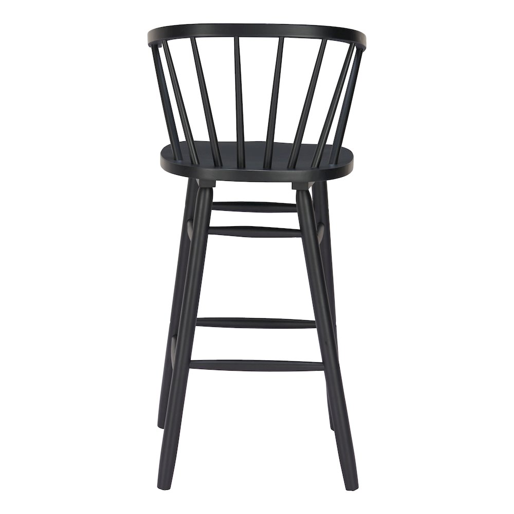 Stenger Barstool (Set of 2) Black. Picture 4