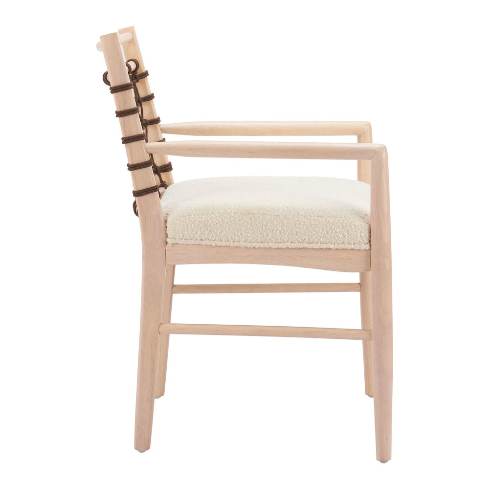 Wezly Dining Chair (Set of 2) Ivory. Picture 2