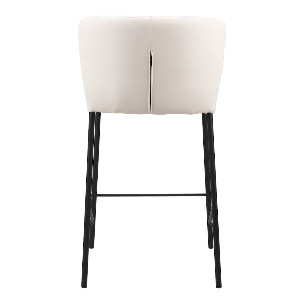 Linz Counter Stool (Set of 2) Cream. Picture 4