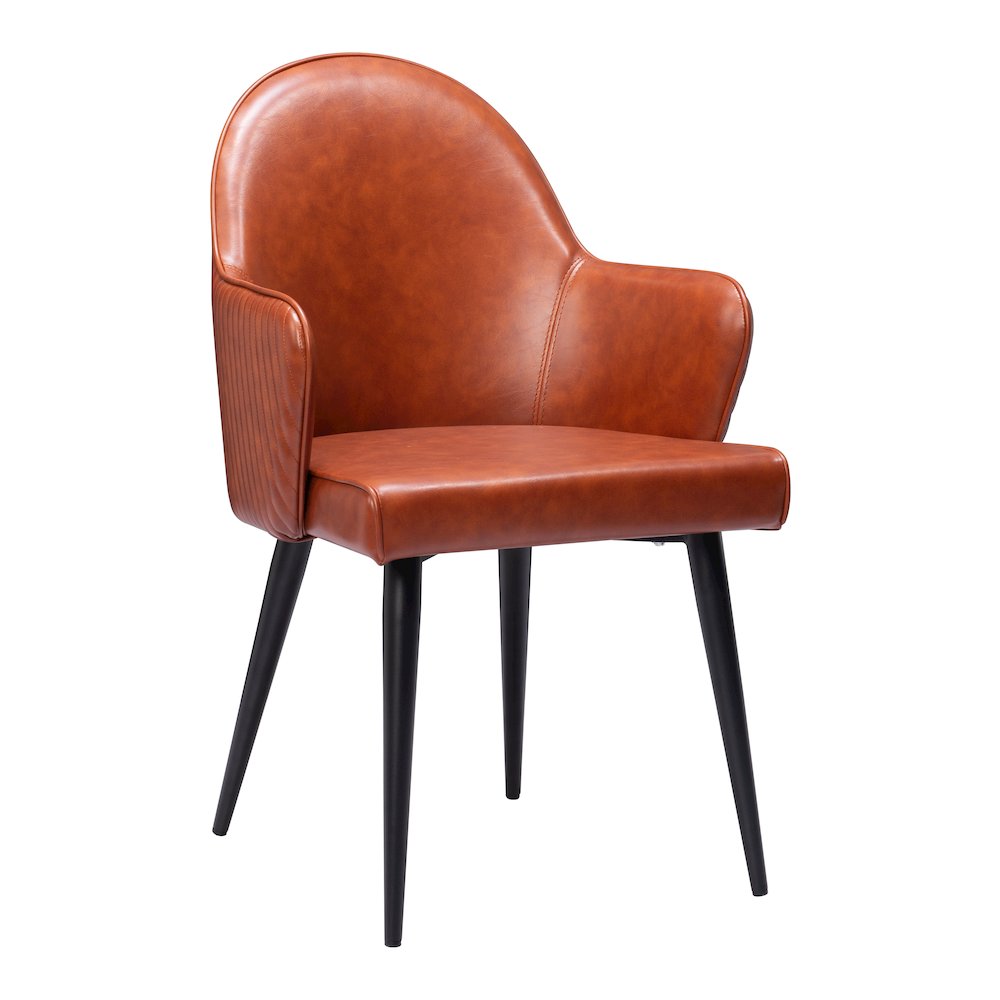 Silloth Dining Chair Brown. Picture 8