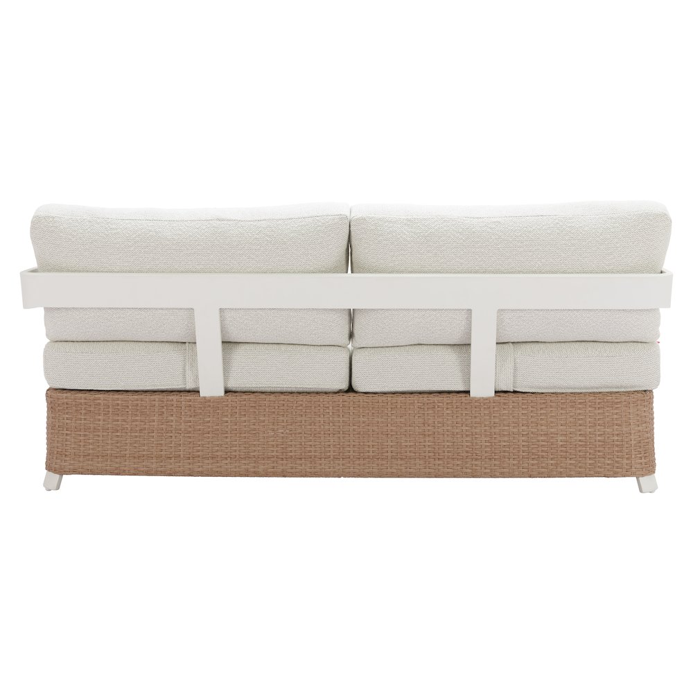 Gelo Sofa White & Brown. Picture 4