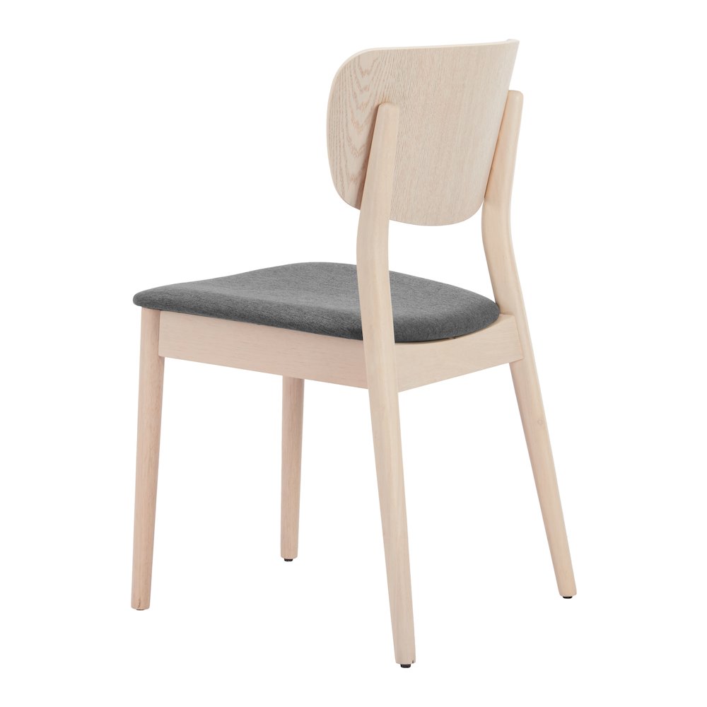 Kellua Dining Chair (Set of 2) Gray & Natural. Picture 5