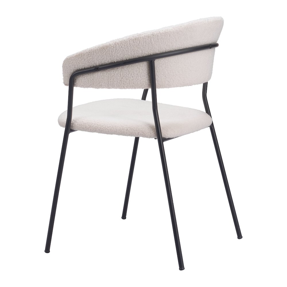 Josephine Dining Chair (Set of 2) Cream. Picture 9
