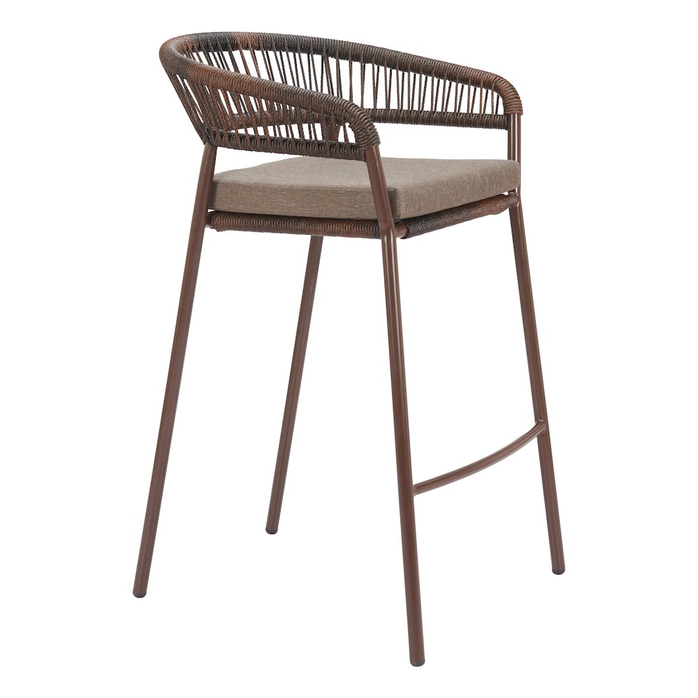 Skye Barstool (Set of 2) Brown. Picture 12