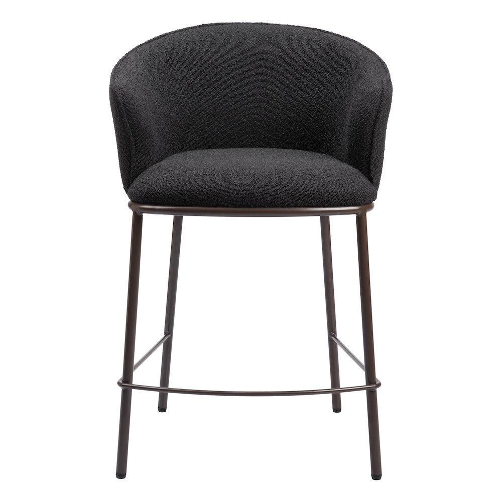 Essen Counter Stool Black & Bronze. Picture 3