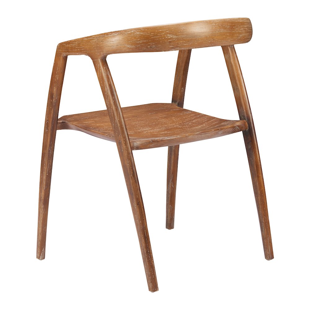 Ziran Dining Chair (Set of 2) Walnut. Picture 5