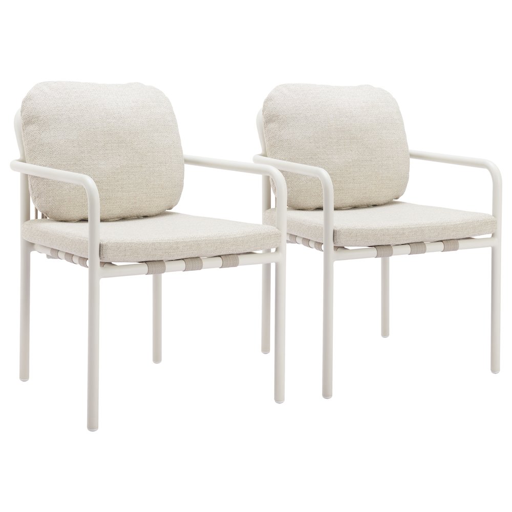 Aite Dining Chair (Set of 2) Beige. Picture 6