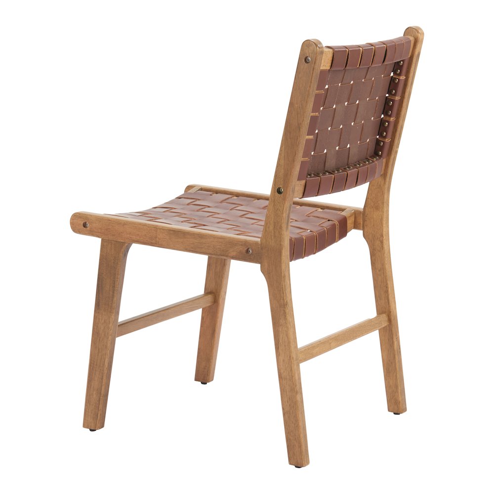 Feder Dining Chair (Set of 2) Brown. Picture 8