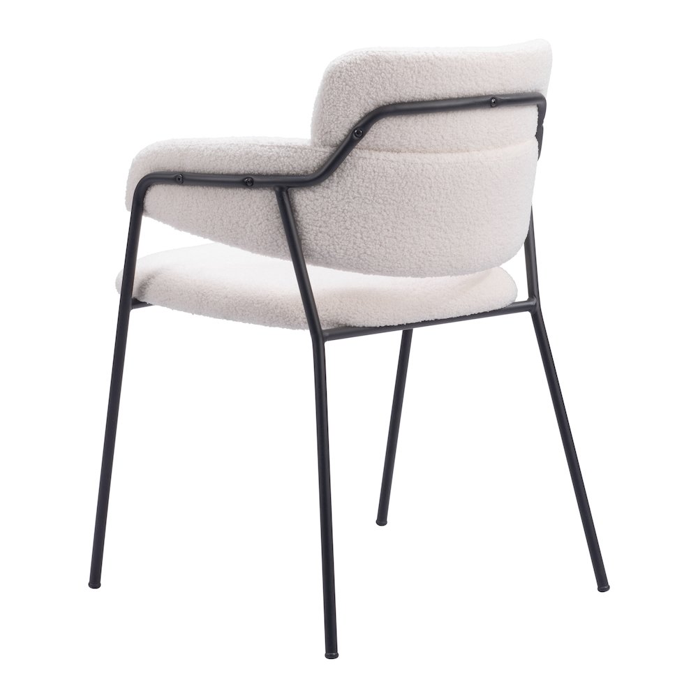 Marcel Dining Chair (Set of 2) Cream. Picture 5