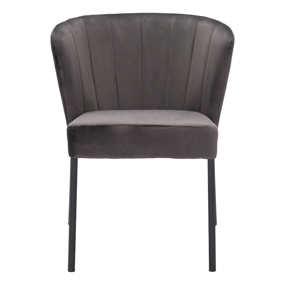 Aimee Dining Chair (Set of 2) Gray. Picture 3