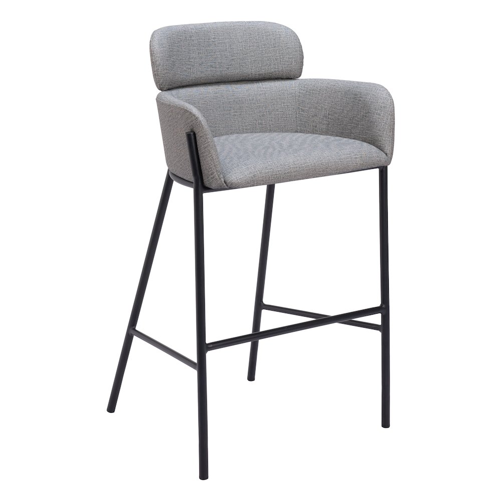 Bremor Barstool Slate Gray. Picture 1