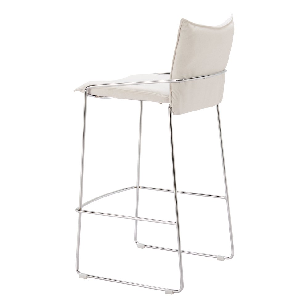 Pola Barstool White. Picture 5