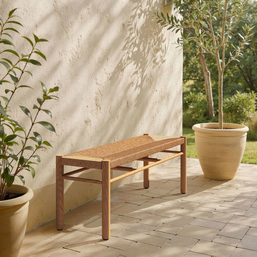 Iska Bench Natural. Picture 8