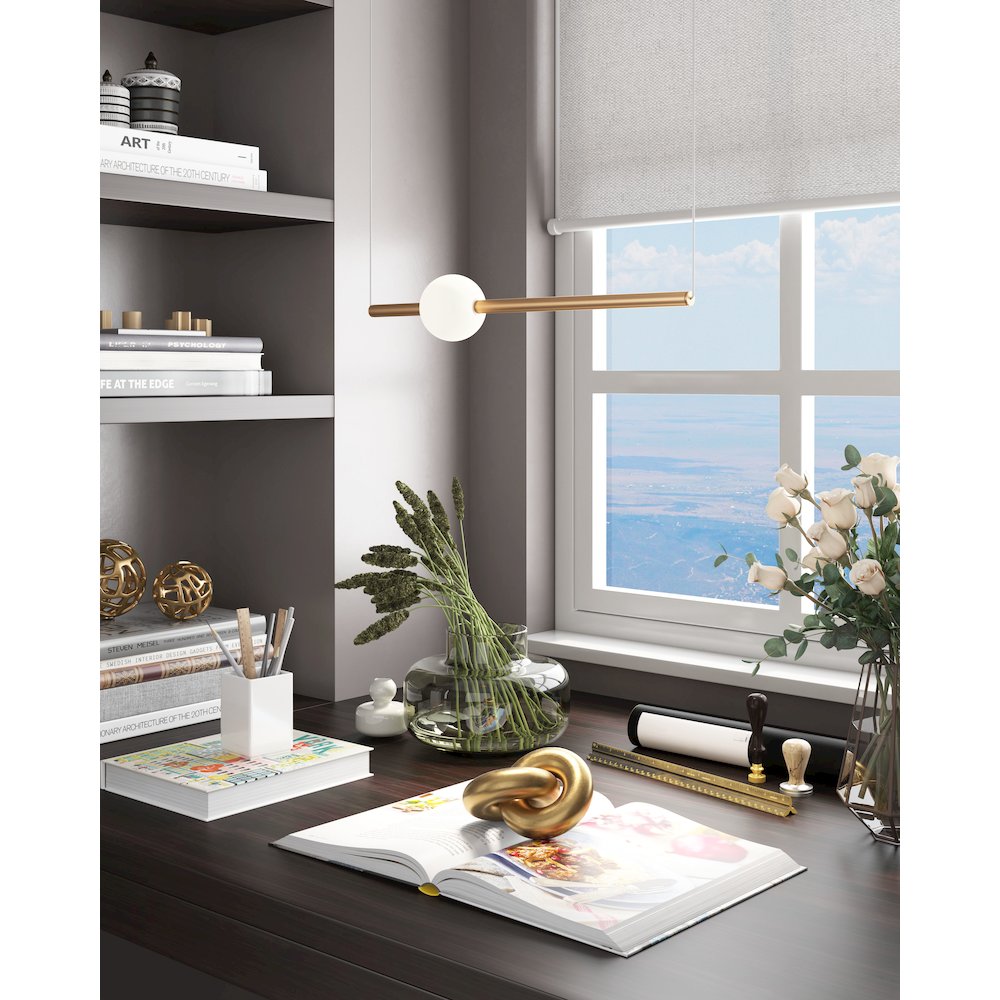 Adeo Ceiling Lamp Brass. Picture 9