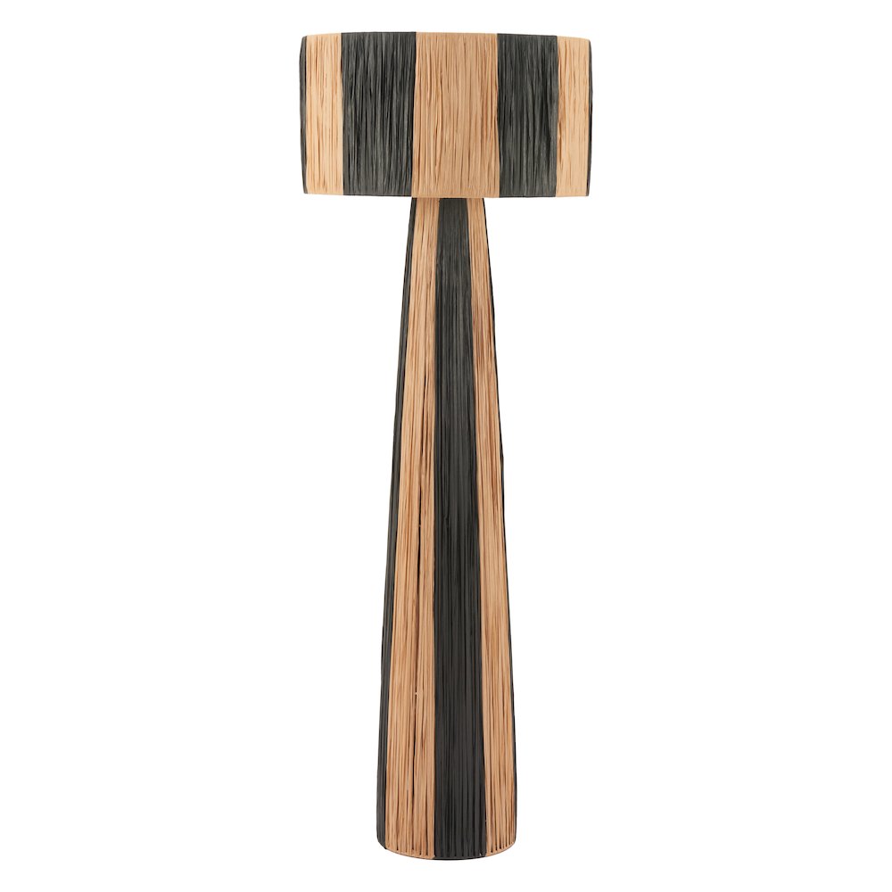 Gala Floor Lamp Black & Natural. Picture 4