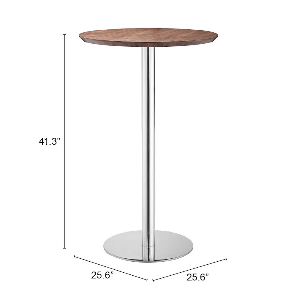 Bergen Bar Table Walnut. Picture 5