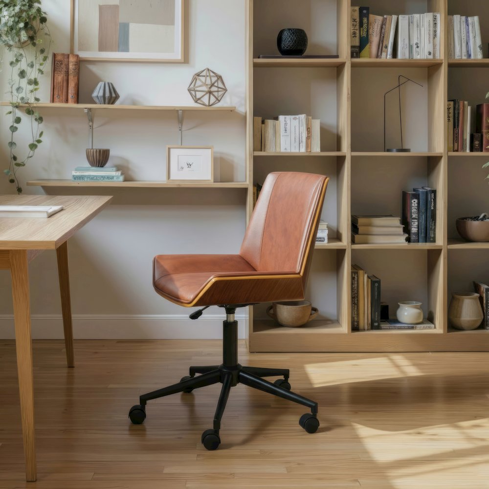 Maker Office Chair Brown. Picture 9