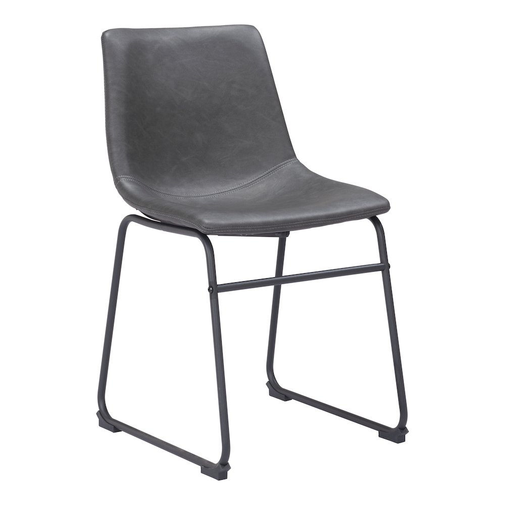 Smart Dining Chair (Set of 2) Charcoal. Picture 1