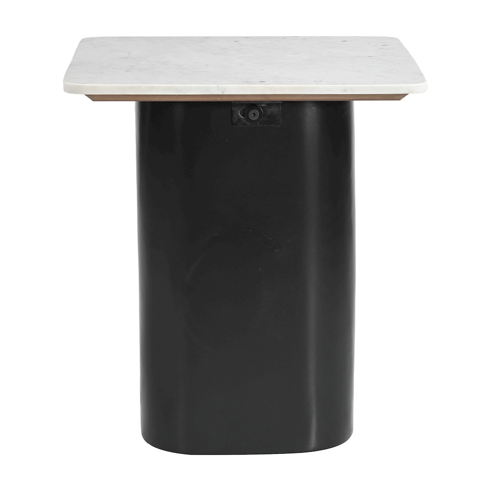 Fiora Side Table White & Black. Picture 4