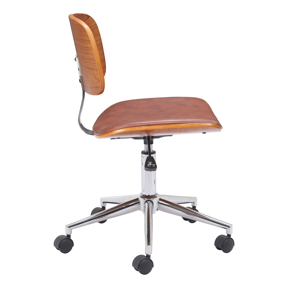 Duravel Office Chair Brown. Picture 2